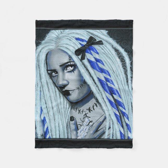 Polaire Couverture gothique déchirée d'art d'imaginaire de (Devant)