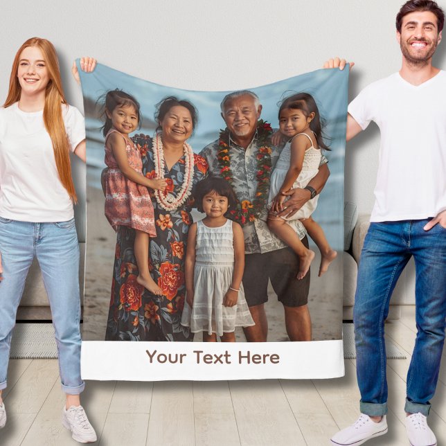 Polaire Couverture grand-parent personnalisée Fleece Idée  (Créateur téléchargé)