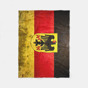 Polaire Couverture grunge d'ouatine de drapeau de