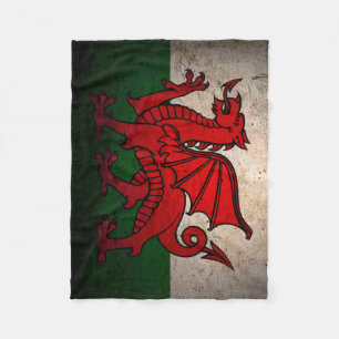 Polaire Couverture grunge urbaine d'ouatine de drapeau du