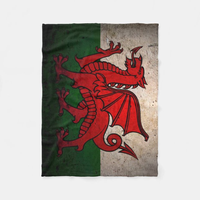 Polaire Couverture grunge urbaine d'ouatine de drapeau du (Devant)
