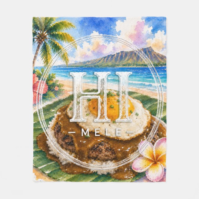 Polaire Couverture HIMELE Loco Moco de soutien (Devant)
