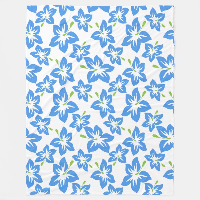 Polaire couverture horaire hawaïenne (Devant)