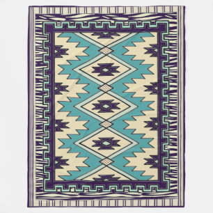 Polaire Couverture indigène d'ouatine de motif de chef