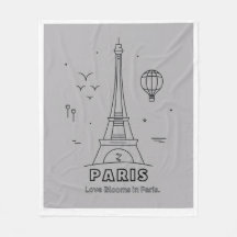 Couverture jetée de la Tour Eiffel de Paris