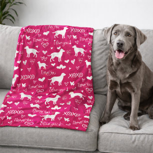 Polaire Couverture Labrador Retriever avec des gribouillis