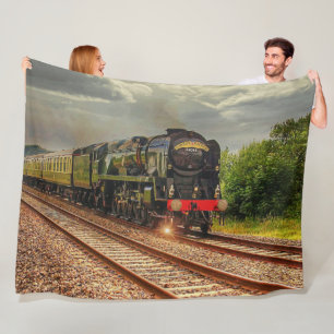 Polaire Couverture locomotive d'ouatine de train