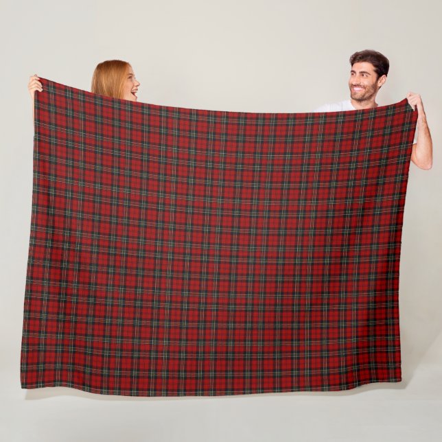 Polaire Couverture - Macpherson Clan Tartan Rouge (L) (En situation)