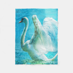 Polaire Couverture magnifique d'ouatine de cygne