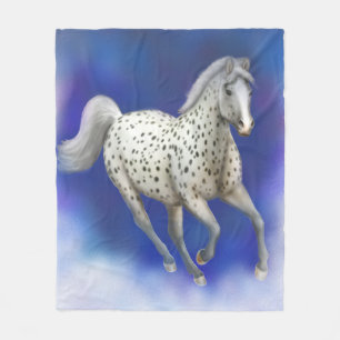 Polaire Couverture merveilleuse d'ouatine d'Appaloosa de