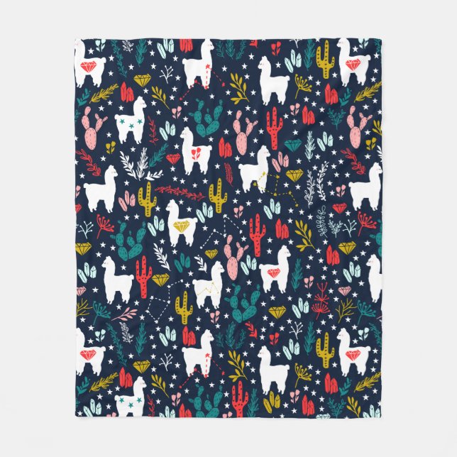 Polaire Couverture mignonne d'alpaga (Devant)