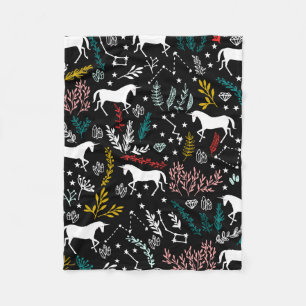 Polaire Couverture mignonne de licorne