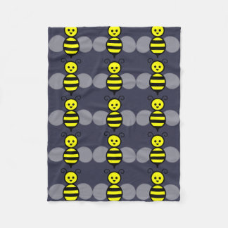 Polaire Couverture mignonne d'ouatine d'abeille
