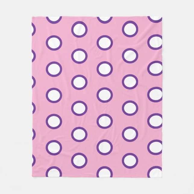 Polaire Couverture minimale à pois en fleece   (Devant)