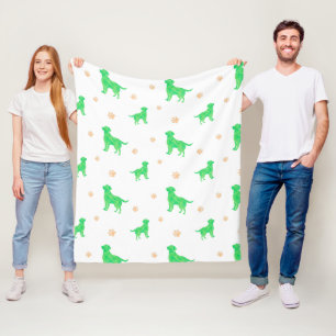 Polaire Couverture minimale vert pastel pour Labrador Retr