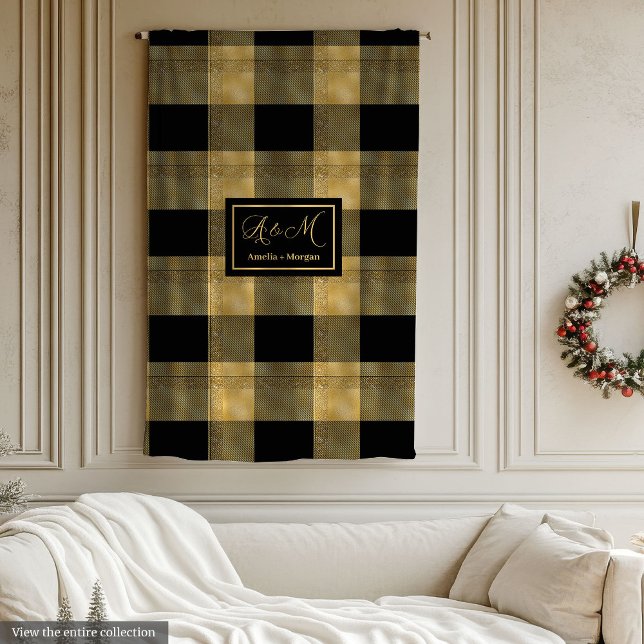 Polaire Couverture Moderne Noir Or Cadeau de Remise des Di (Modern Blanket Black Gold Graduation Keepsake)