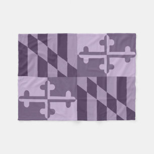 Polaire Couverture monochromatique de drapeau du Maryland