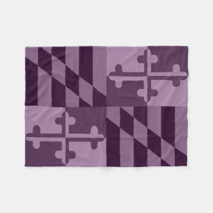Polaire Couverture monochromatique de drapeau du Maryland