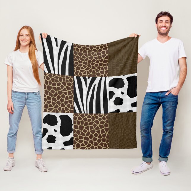 Polaire Couverture moyenne poster de animal (En situation)