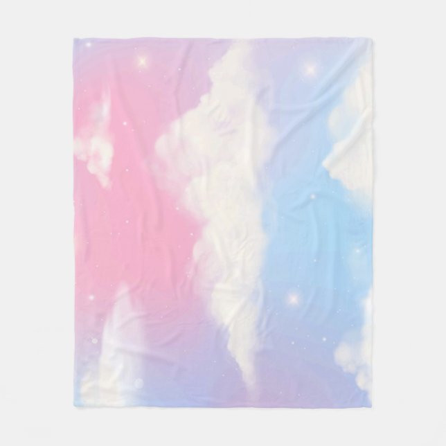 Polaire Couverture multicolore et nuageuse (Devant)