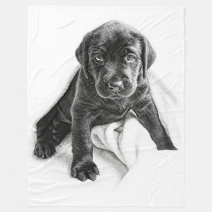 Polaire Couverture noire de Labrador