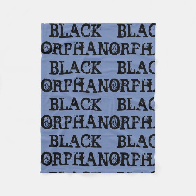Polaire Couverture noire orpheline (Devant)