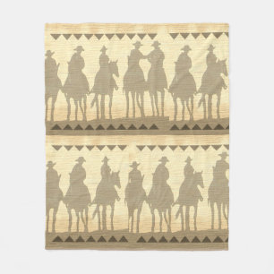 Polaire Couverture occidentale 50" d'ouatine de