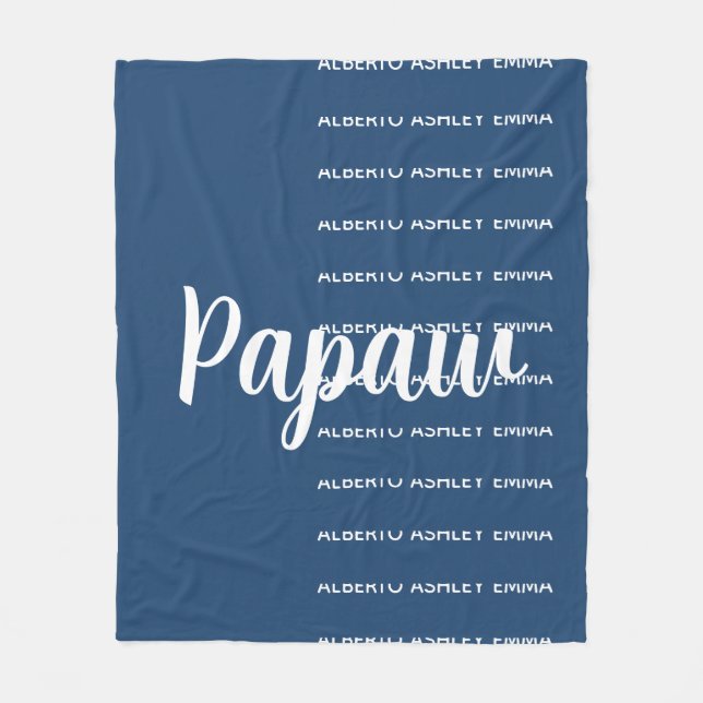 Polaire Couverture Papaw, Cadeau Papaw pour couverture de  (Devant)