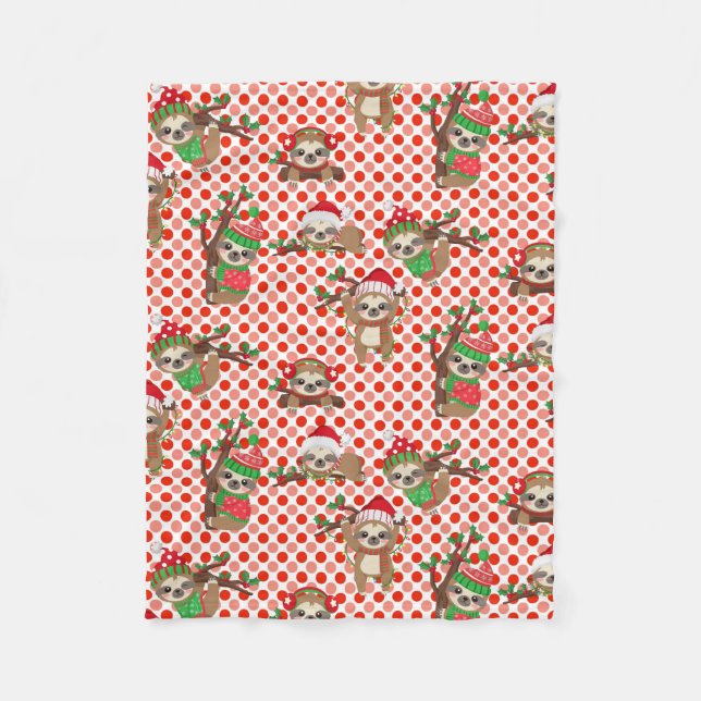 Polaire couverture paresseuse de Noël (Devant)