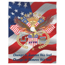 Couverture patriotique 30" x40" 50" x60" 60" x80 "