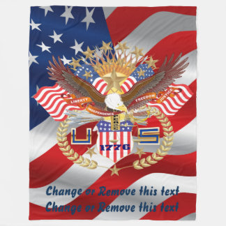 Polaire Couverture patriotique 30" x40" 50" x60" 60" x80 "