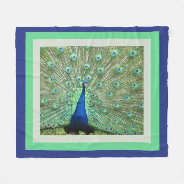 Polaire Couverture - Peacock (Devant (Horizontal))