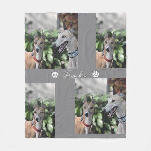 Polaire Couverture personnalisée avec photo de chien ou ch