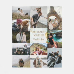 Polaire Couverture personnalisée avec photo   Plaid person