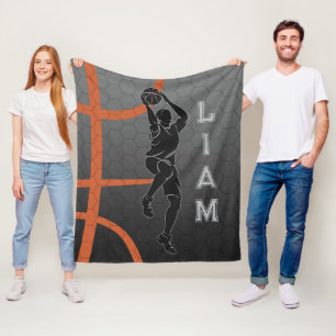 Polaire Couverture Personnalisée De Basket-Ball, Cadeaux P
