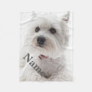 Polaire Couverture personnalisée d'ouatine d'animal