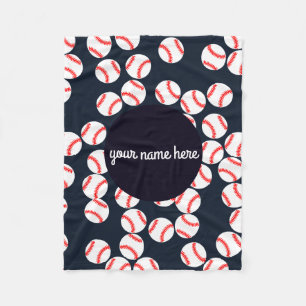 Polaire Couverture personnalisée d'ouatine de base-ball