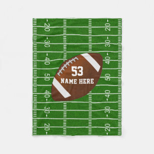 Polaire Couverture personnalisée d'ouatine du football,
