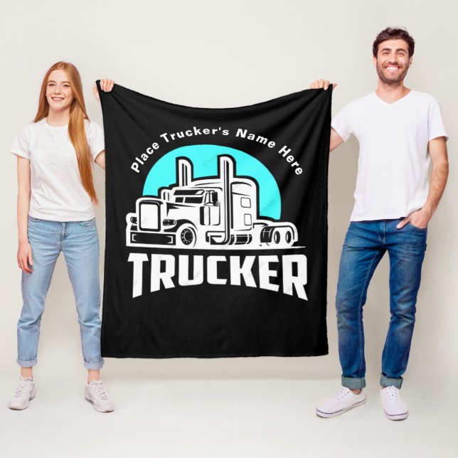 Polaire Couverture personnalisée pour camionneur (En situation)