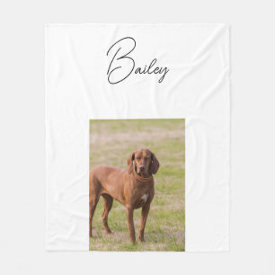 Polaire Couverture photo visage chien personnalisé, animal