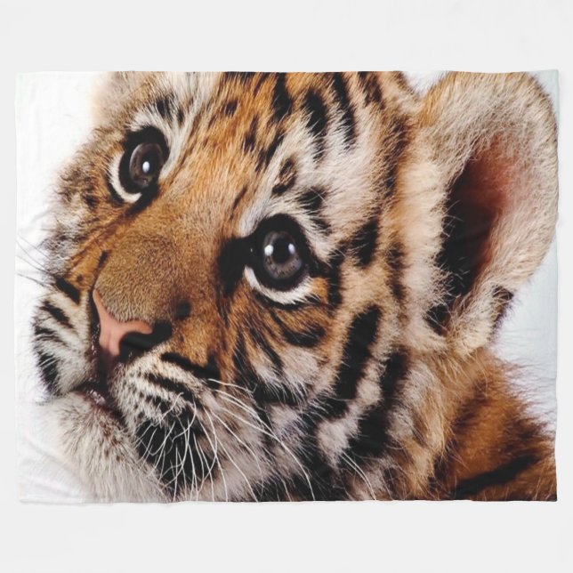 Polaire Couverture polaire/Bébé tigre (Devant (Horizontal))