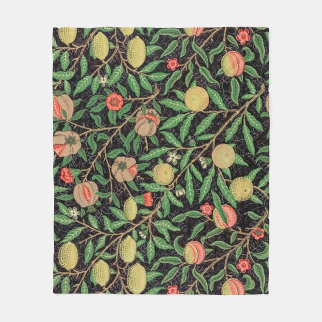POLAIRE COUVERTURE POLAIRE: WILLIAM MORRIS : POMEGRANATE (Devant)