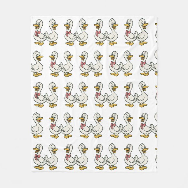 Polaire Couverture pour enfants d'oie sotte (Devant)