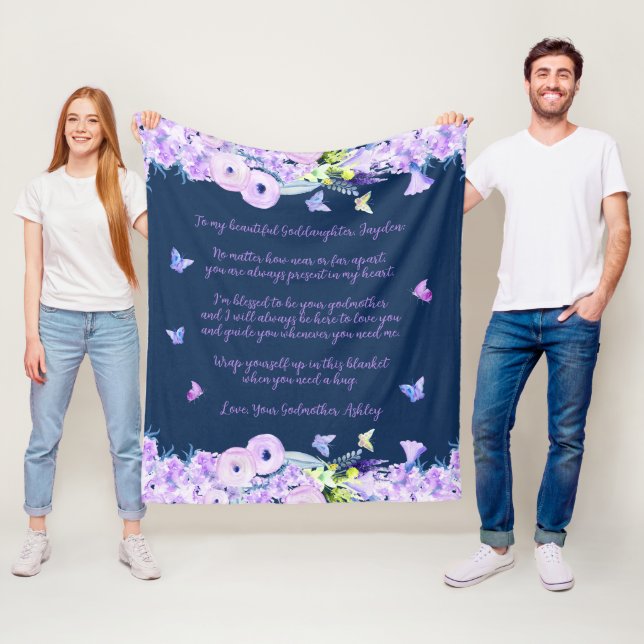 Polaire Couverture pour filleule Fleece (En situation)