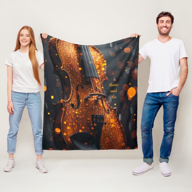 Polaire Couverture pour musicien enseignant violoniste étu (En situation)