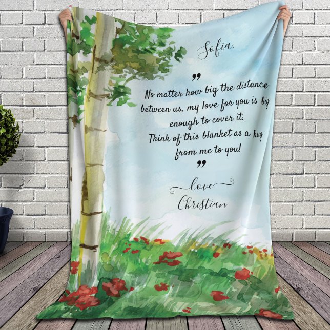 Polaire Couverture pour une relation à distance / Ami  (Créateur téléchargé)