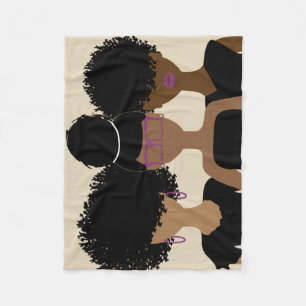 Polaire Couverture {Pourcentage} du Trio de filles Curly
