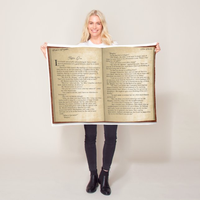 Polaire Couverture Pride et Préjugés (En situation)