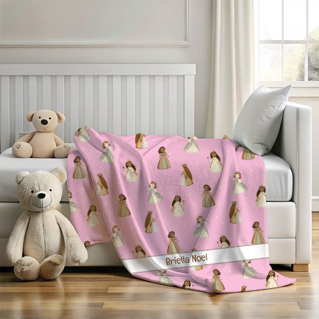 Polaire Couverture Princesse avec nom (Créateur téléchargé)