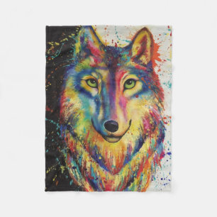 Polaire Couverture principale d'ouatine de loup